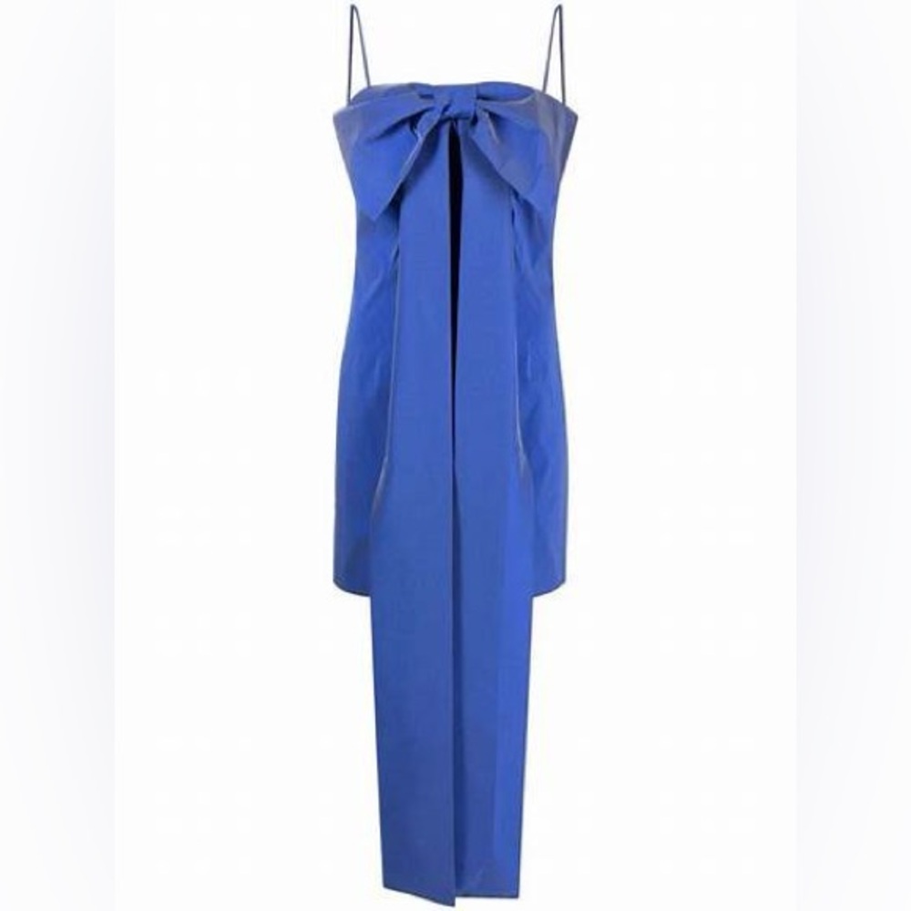 Bernadette Blue Bow Dress
